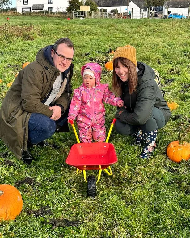 Pumpkin picking at The Patch