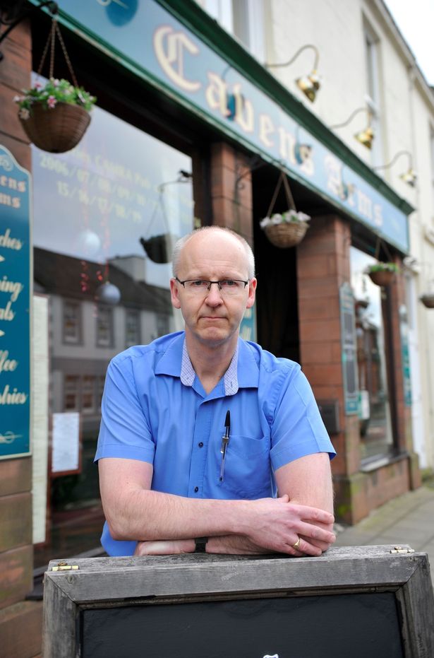Owner Gary Jeffries has put The Cavens Arms up for sale after 20 years