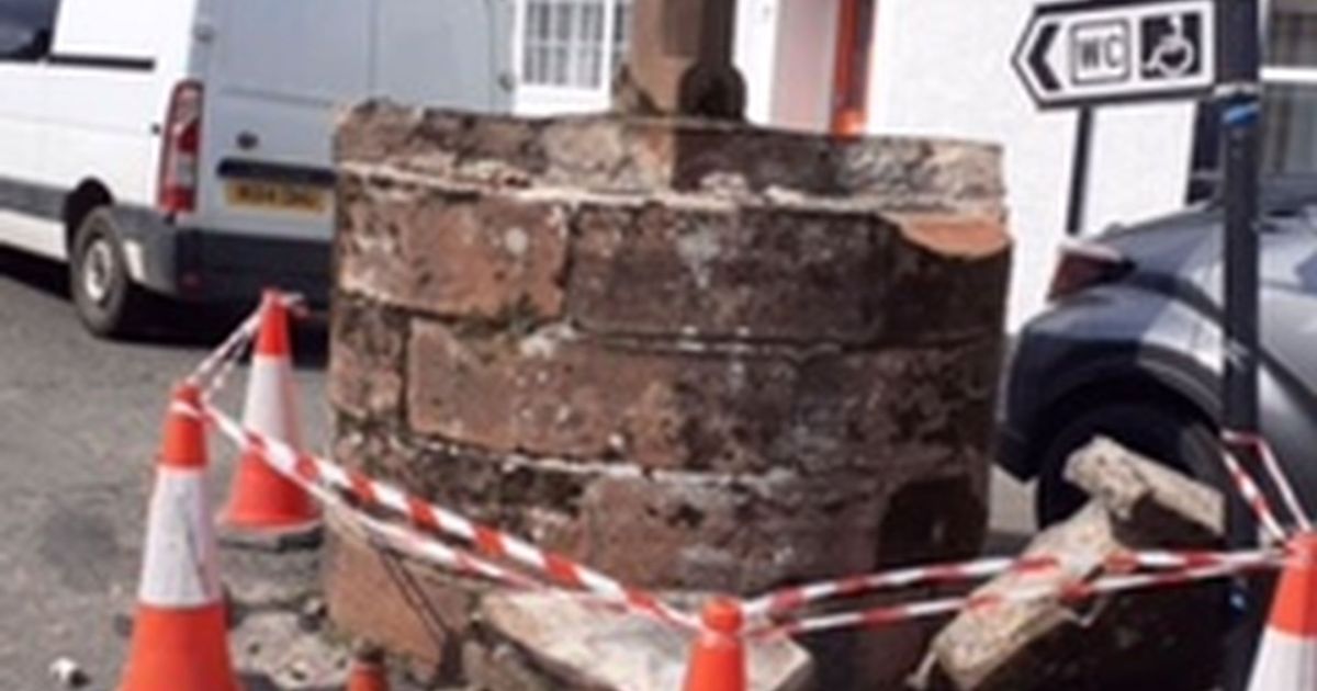 Damaged Dumfries and Galloway village landmark has £9,000 repair bill