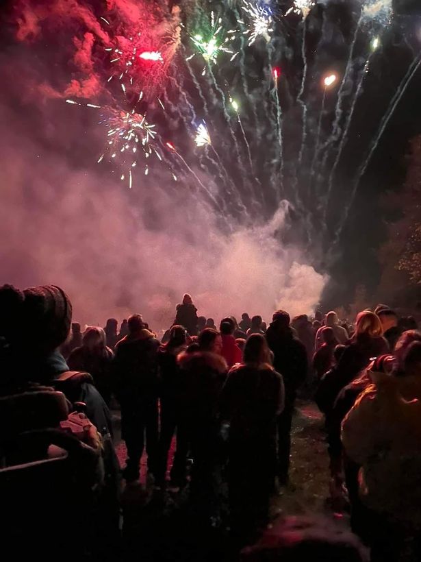 Crossmichael Youth Club's fireworks display