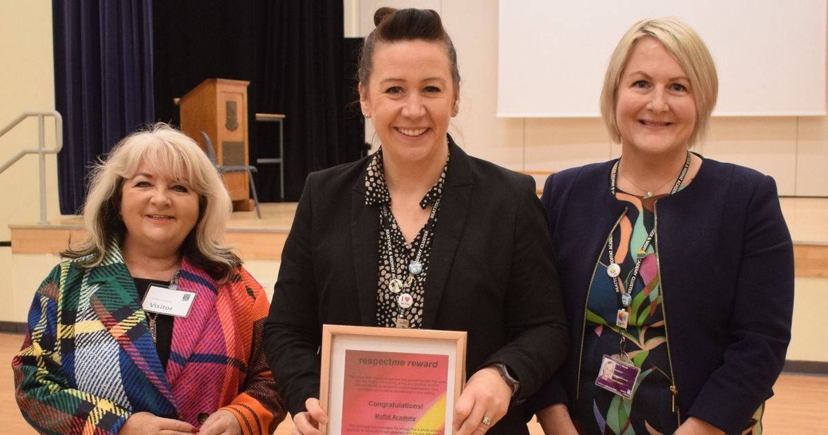 Moffat Academy honoured for commitment to anti-bullying culture
