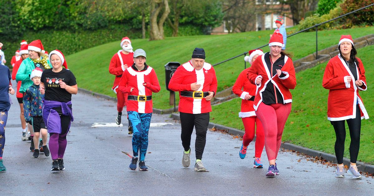 Dumfries runners join Christmas cracker of a Crichton parkrun