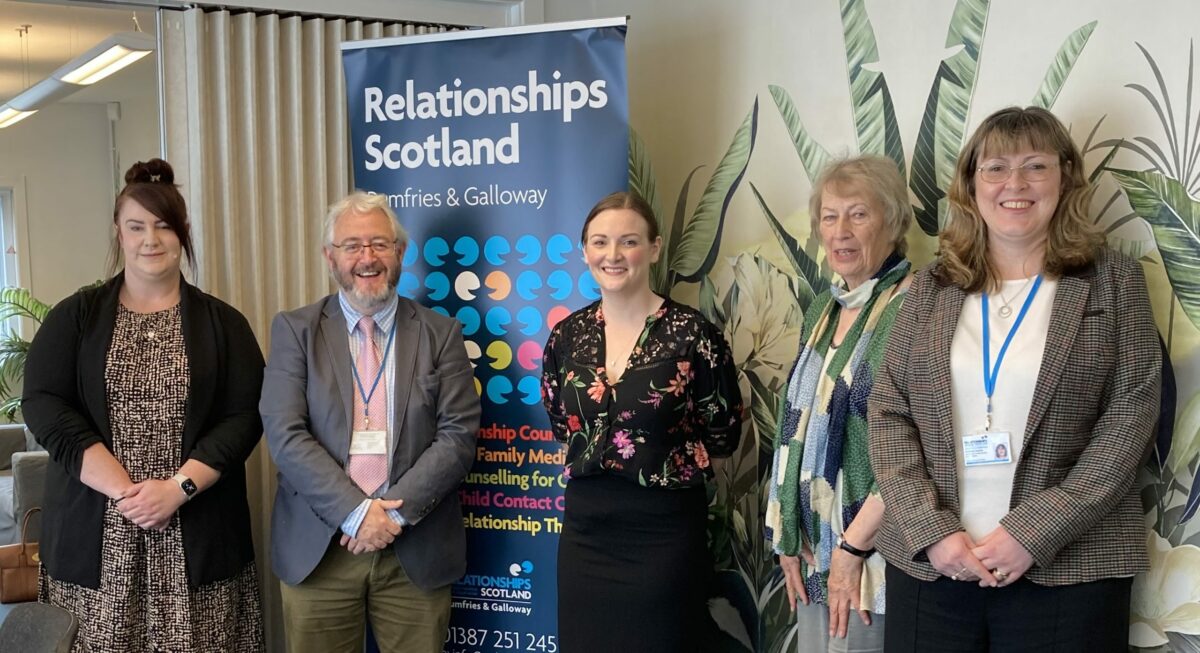 Ministerial visit to Relationships Scotland Dumfries and Galloway