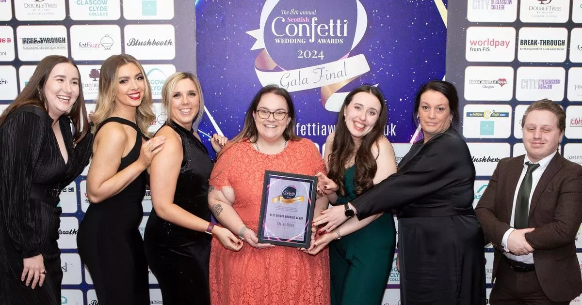 Dumfries and Galloway wedding venue recognised at Confetti Awards