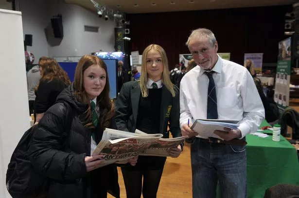 Sophie and Ava talk to Stephen Norris from the Dumfries and Galloway Standard