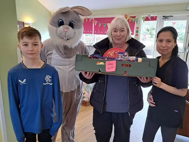Another box full of Easter eggs for a Dumfries care home
