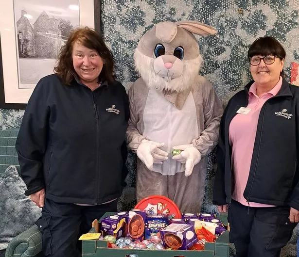 Lochduhar Care Home in Dumfries received a box of chocolately delights for its elderly residents