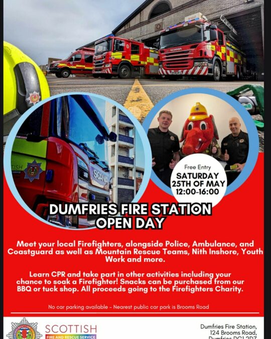 May is on the way...and that means so is DUMFRIES OPEN DAY!...