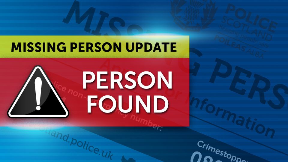 Following our earlier appeal to trace a child in Dumfries, the child was traced ...