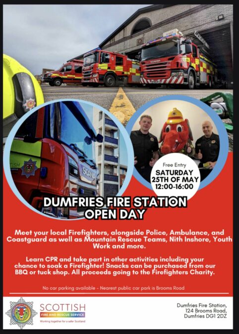 May is on the way...and that means so is DUMFRIES OPEN DAY!...