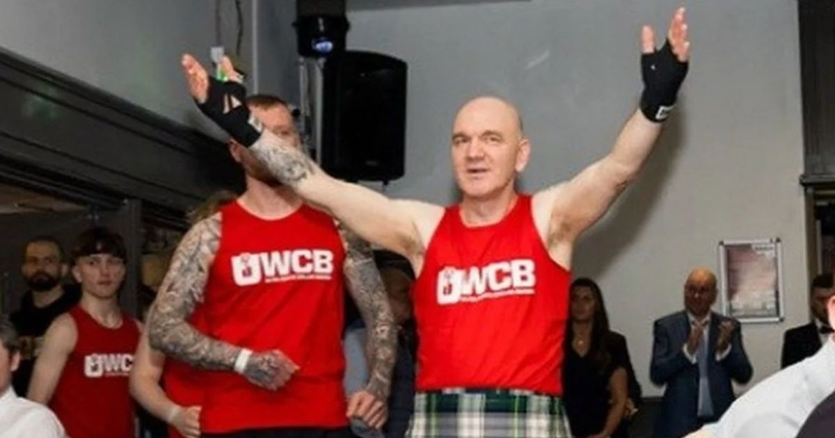 Former Lockerbie man gets into the boxing ring at 55 to help charity that supported his sister