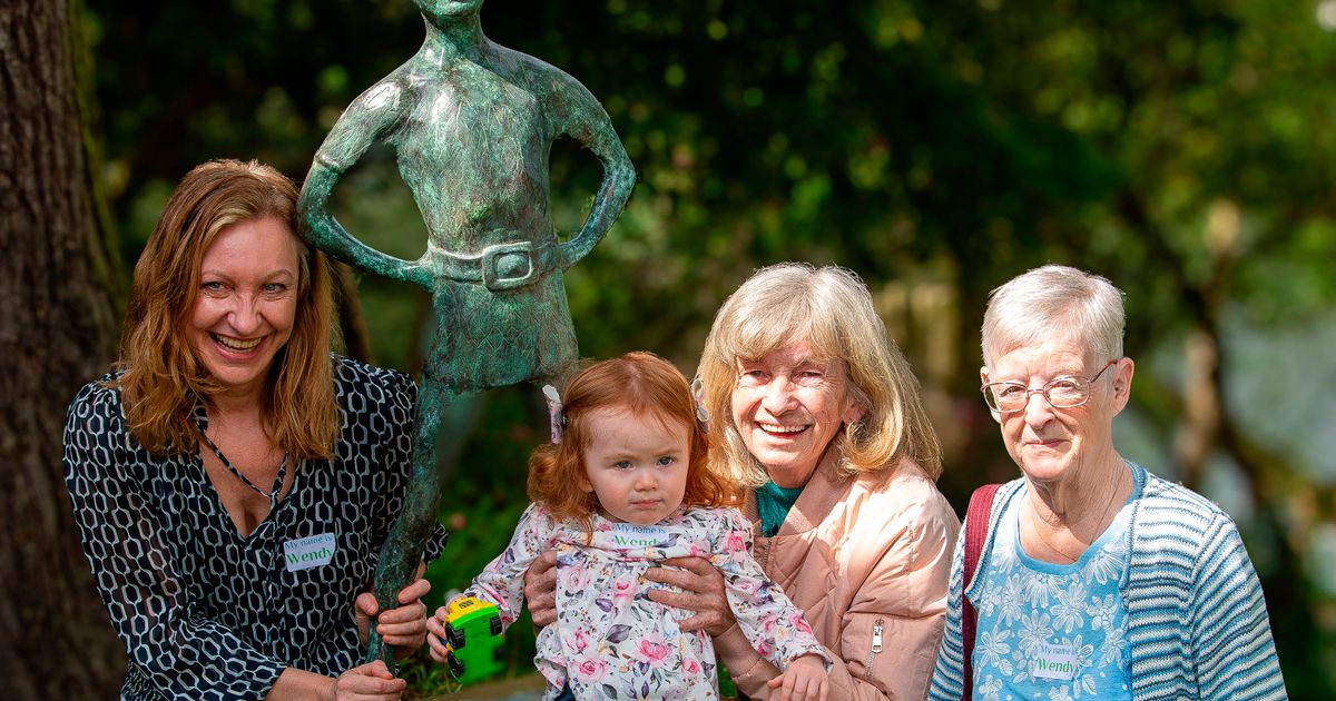 Wendys out in force in Dumfries to celebrate birthday of Peter Pan creator