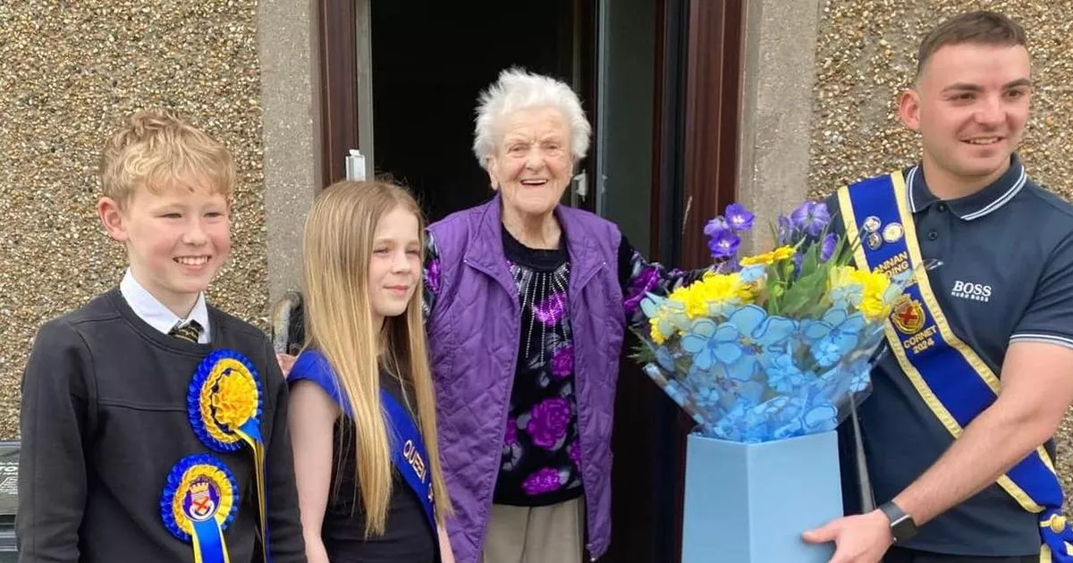 Special celebrations for Annan resident's 102nd birthday
