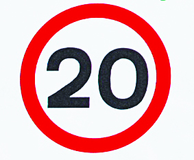 20mph speed limit incoming