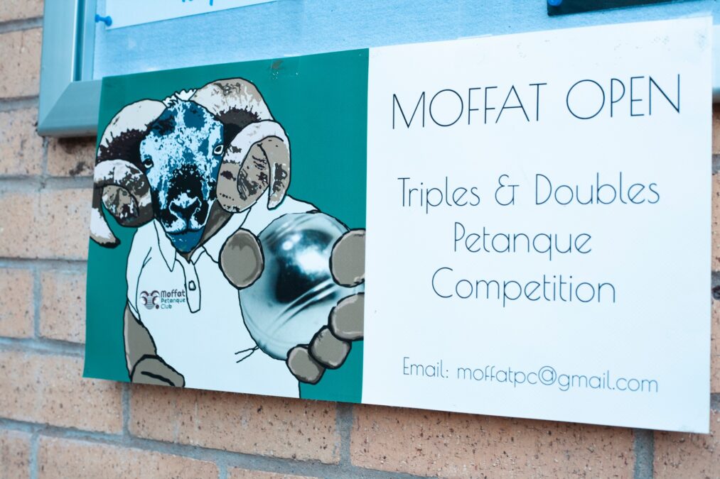 A beautiful Moffat evening for Pétanque! - The Moffat Open is on all weekend. Pe...