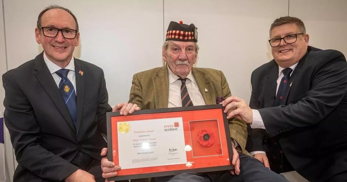 Dumfries veteran recognised for remarkable service to Poppyscotland