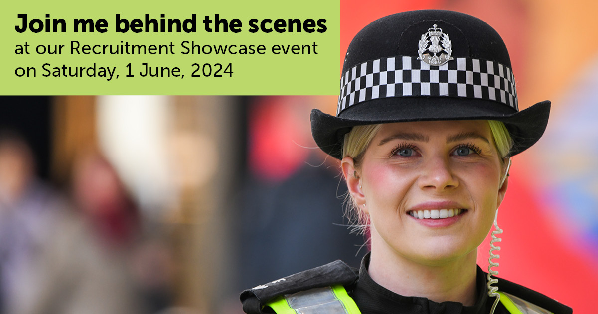 See behind the scenes as we showcase our policing talent at our Recruitment and ...