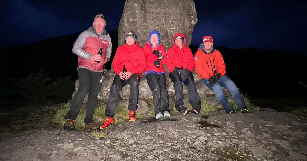 Galloway Mountain Rescue Team raise more than £12,000 after trekking over Galloway's highest hills to