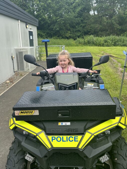 Dumfries Community Officers were delighted to be invited to the Family Open Day ...