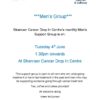 Stranraer Cancer Drop In Centre Men's Group meeting tomorrow....