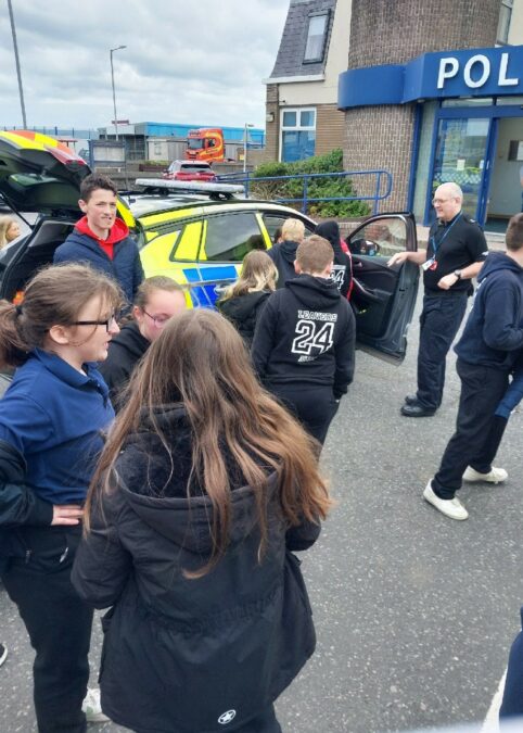 Yesterday,  Stranraer Community Policing Team welcomed students from P7 at Park ...