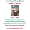 Cancer Support Group Meeting - tomorrow...