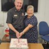 Colleagues from across Wigtownshire stations came together to wish WC James Hawt...